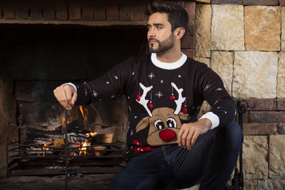 Saco navidad Reno - Negro - Hombre - Giive