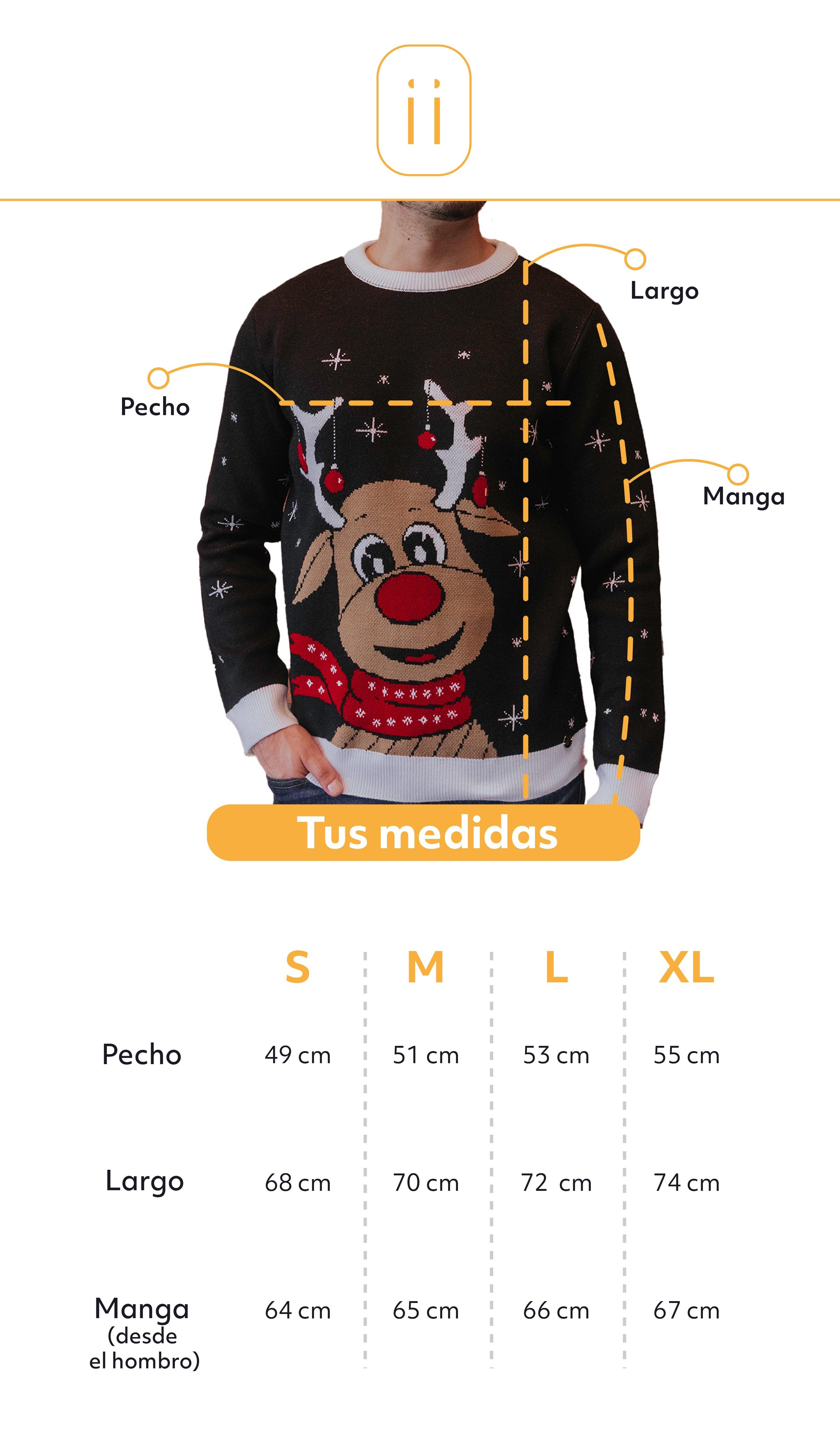 Saco navidad Reno - Negro - Hombre - Giive