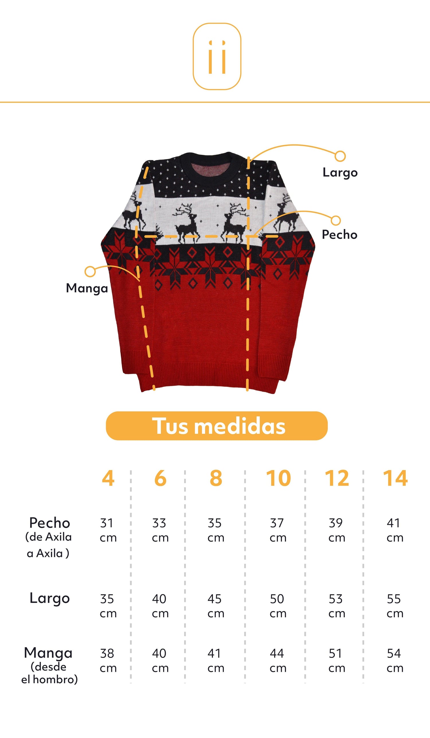 Saco navidad tricolor - Niños - Giive