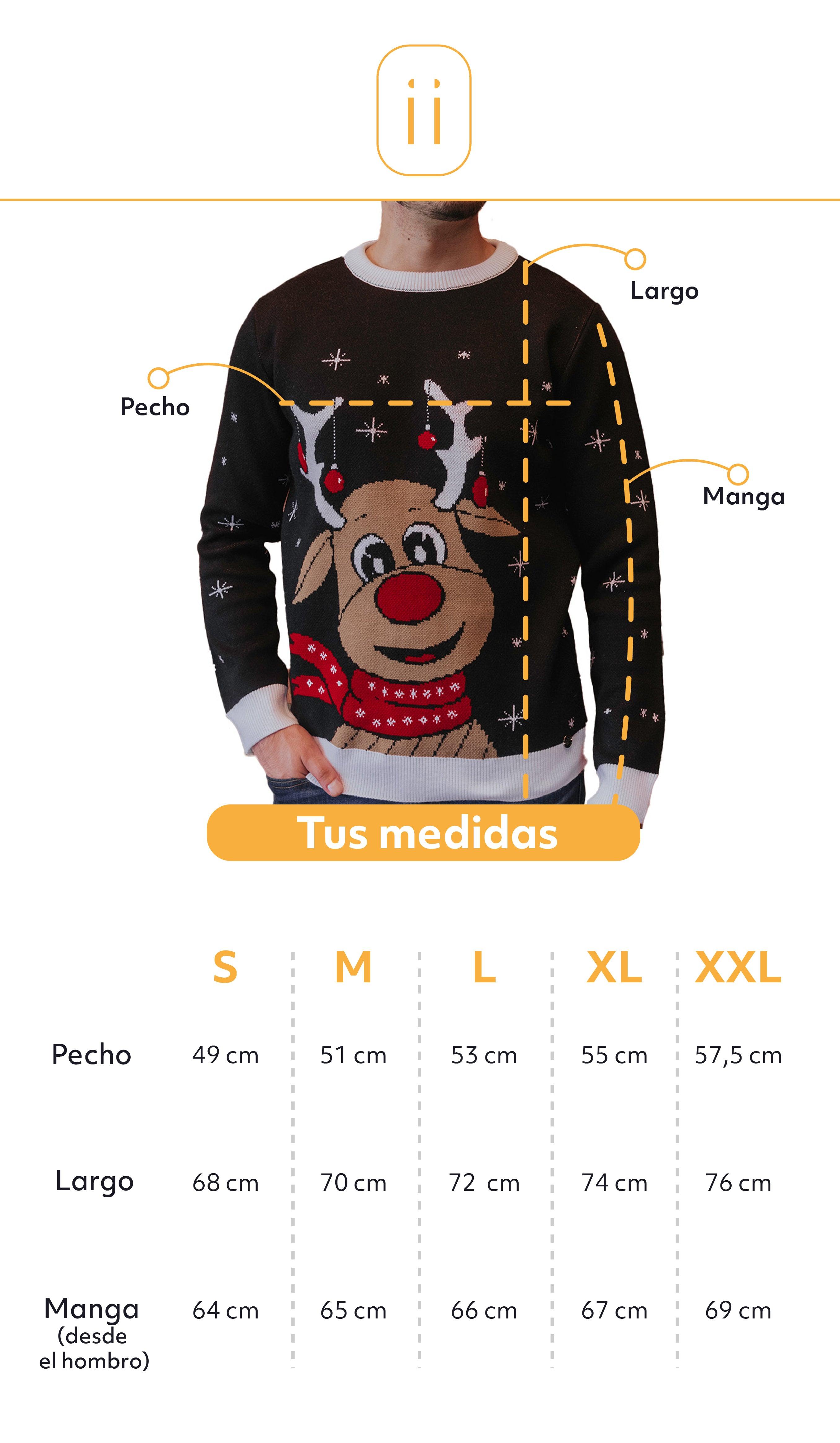 Saco navidad Reno - Negro - Hombre - Giive