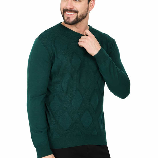 Sweater para Hombre Buzo Rombos Diagonales - Giive Fabrica de tejidos para Hombre en Bogotá