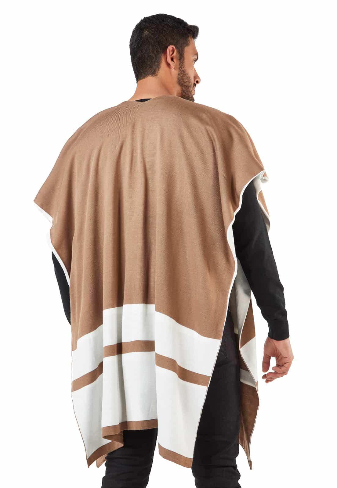 Ruana Bicolor Doble Faz - Prendas de vestir - Giive Giive